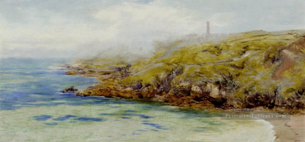 Baie de Fermain Guernsey paysage Brett John Peintures à l'huile